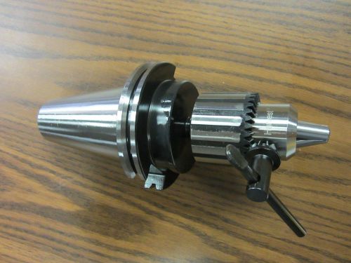 CME/HARVEST 1/2&#034; KEY TYPE DRILL CHUCK W. CAT50 ARBOR CNC TOOLING--NEW
