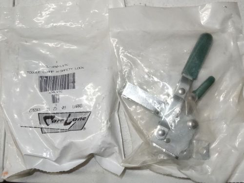 2 new carr-lane cl-450-lvtc toggle clamps with safety lock for sale