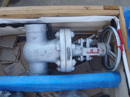 &#034;new&#034; 3 in. gate valve,class 300, larsen &amp; toubro limited asme b16.34, for sale
