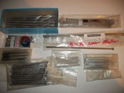 Huge Lot DME Type Precision Ejector Pins Appear New over 50Pcs. 2.5-10&#034;