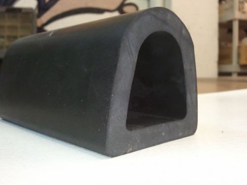 Extruded dock rubber bumper d shape 2&#034;w x2 &#034;ht for sale