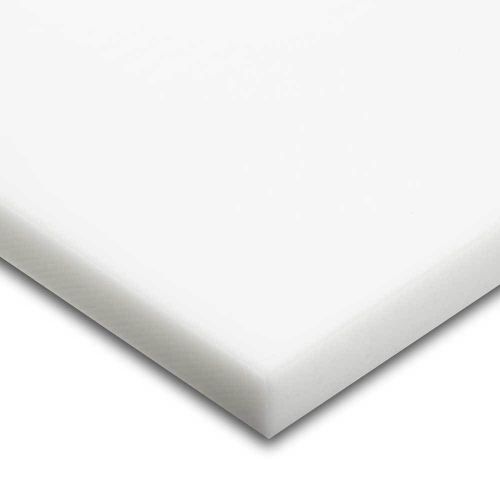 High density polyethylene sheet .093&#034; (3/32) x 24&#034; x 48&#034;  - hdpe white for sale