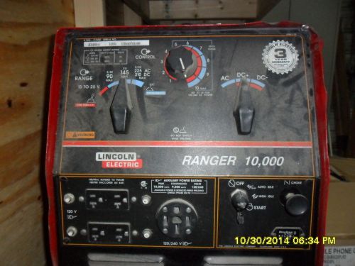 Lincoln Ranger 10,000 gas welder/generator