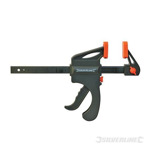 Silverline quick clamp 450mm - woodwork diy tool heavy duty clamp 250122 for sale