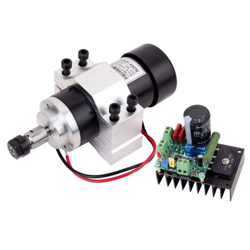 400w cnc spindle motor kits pwm speed controller 400w motor with mount bracket for sale