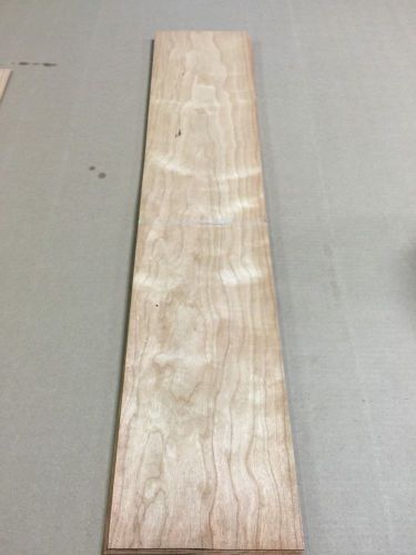 Wood Veneer Ropey Cherry 7x35 22pcs total Raw Veneer  &#034;EXOTIC&#034;  CH2 12-15