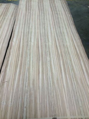 Wood Veneer Zebrawood 48x120 1pcs total 10mil paper backed &#034;EXOTIC&#034; 588.6