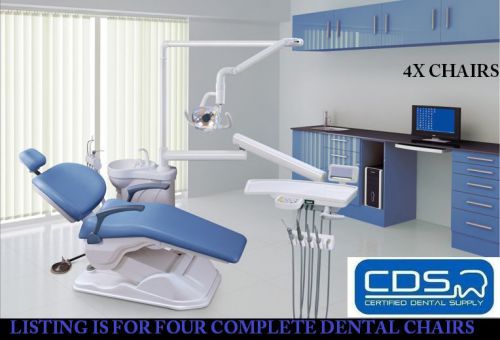 4 x brand new complete dental unit chairs - cds for sale