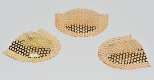 Dental lab grid strengtheners reinforcement mesh 10 pcs gold plated upper for sale