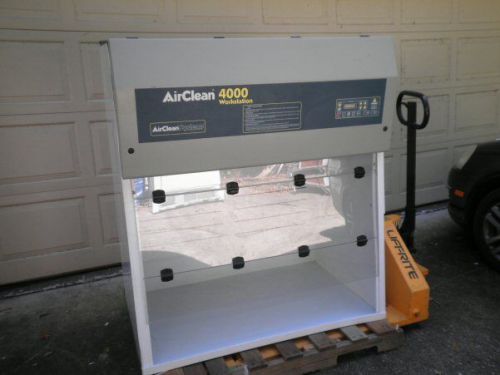 Airclean systems 4000 workstation ductless laboratory lab fume hood enclosure for sale