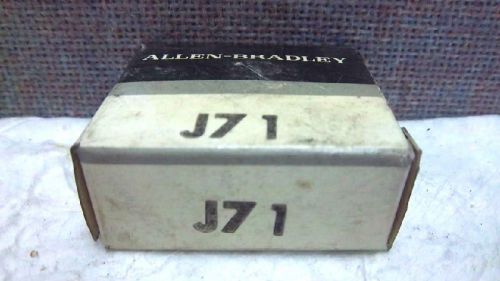 ALLEN BRADLEY THERMAL OVERLOAD HEATER ELEMENT J-71 NEW J71
