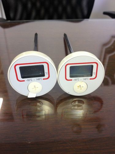 Lot of 2 Thermometers for a Beckman SL Incubator
