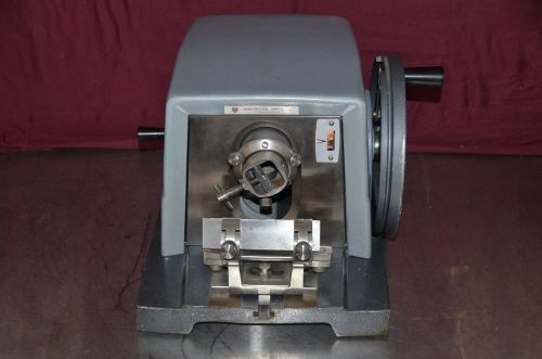 AMERICAN OPTICAL SPENCER ROTARY MICROTOME MODEL 820 With Blade Holder and Blade