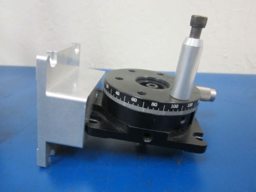 Newport Rotation Stage Model 481-A assembly with mount plate and sm13 micrometer