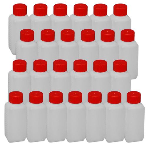 25x plastic bottle, flask 100 ml with screw top and gasket included (25x22009) for sale