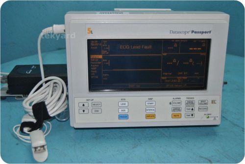 Datascope passport 0998-00-0126-44 multi-parameter patient monitor ! for sale