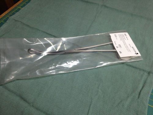 Medical Sponge Forcep Curved Serrated jaws Satin finish  New in package Integra