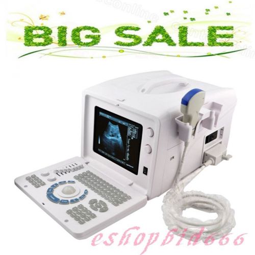 New Portable Ultrasound Machine Scanner Workstation with Free 3D Veterinary Use