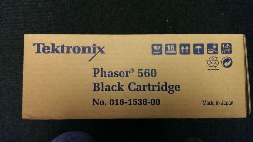 New Genuine Tektronix Phaser 560 Black Cartridge 016-1536-00