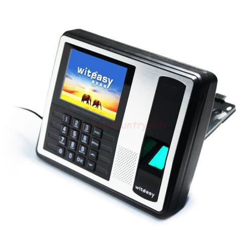 A7 Biometric Fingerprint Time Clock Employee Attendance System USB+TCP/IP