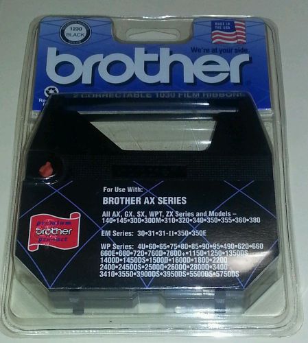 2 brother 1230 black correctable 1030 film ribbon cassettes ax series gx sx new for sale