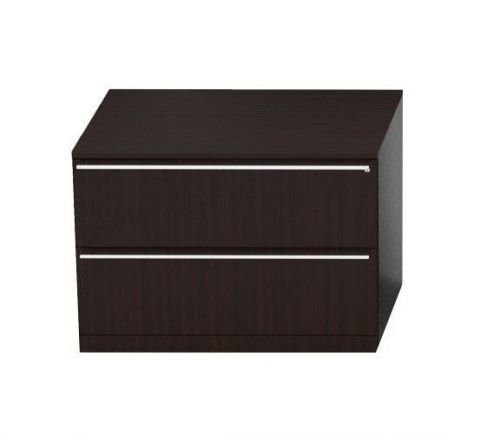 New verde modern office 2-drawer lateral file cabinet for sale