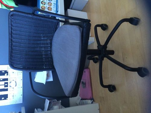 Ikea Dark Gray Metal Office chair Wheels