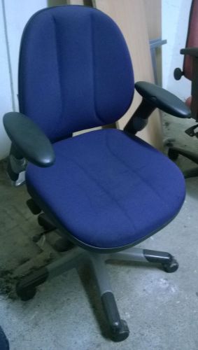 Professional Swivel Office Chair - 6 Lever Adjustments &amp; Pump Action Adjustment