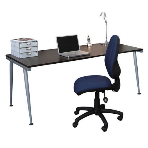 Litewall 2000 desk - silver tapered leg - Commercial grade double support beam -