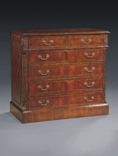 Superb Swirled Mahogany Formal Executive Lateral Filing Cabinet  MSRP $5000 Fine