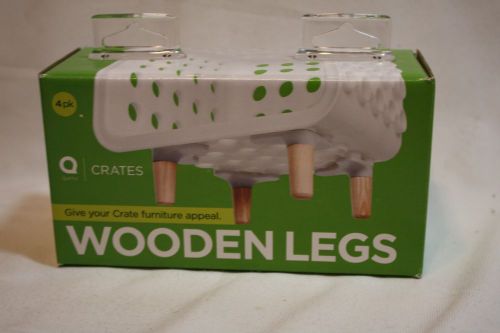 Quirky Modular Crate Storage System Wooden Legs - Set of 4 - PCRT1-WDLG