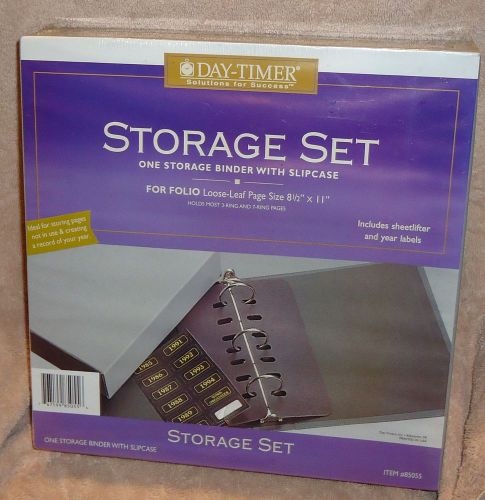 Day-timer storage set item #85055 for sale