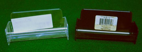 24 Pcs. New, Assorted, Acrylic Business Card Holders