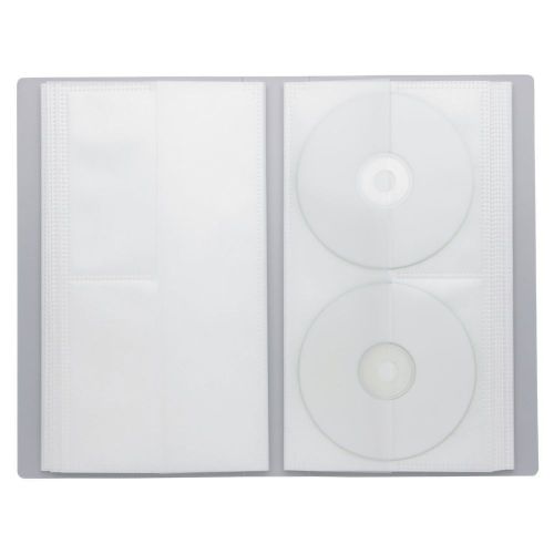 MUJI Polypropylene CD/DVD holder 2-stage 40 sheets storage (80 pockets) Japan