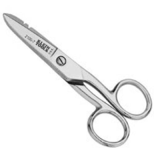 Klein tools electrician&#039;s scissors with stripping notches-2100-7 for sale