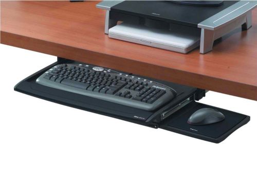 Fellowes office suites deluxe underdesk keyboard drawer tray (8031207) for sale