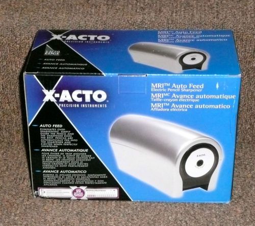 X-ACTO 1796 MRI Auto Feed/Automatic Electric Pencil Sharpener/Silver &gt;BRAND NEW&lt;