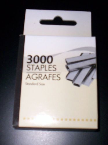 Standard Staples - 3000 pack--NIP