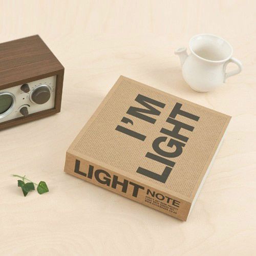 I&#039;M LIGHT NOTE 19.5cm x 19cm x4cm Kraft Pack Cover 552page Ignorance notes