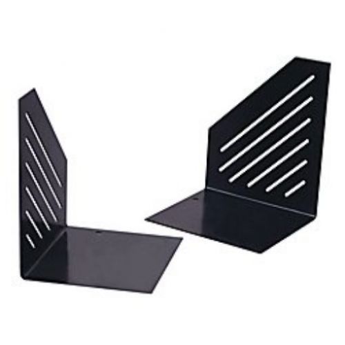 Office Depot(R) Brand Beveled-Edge Metal Bookend  6 3/16In.  Black  Pack Of 2
