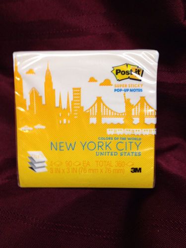 Post-it Notes Super Sticky Colors of the World NEW YORK CITY United States popup