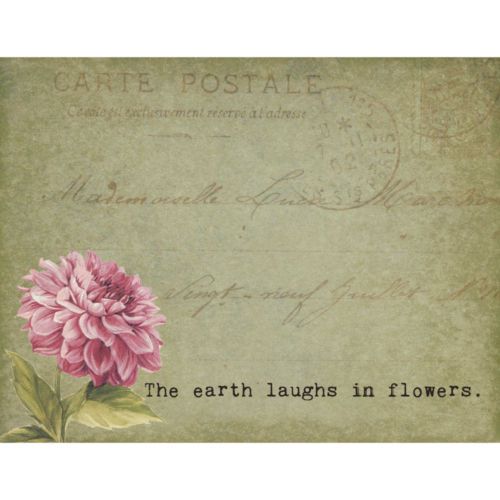 Primitives by Kathy Co. The Earth Laughs in Flowers Notepad