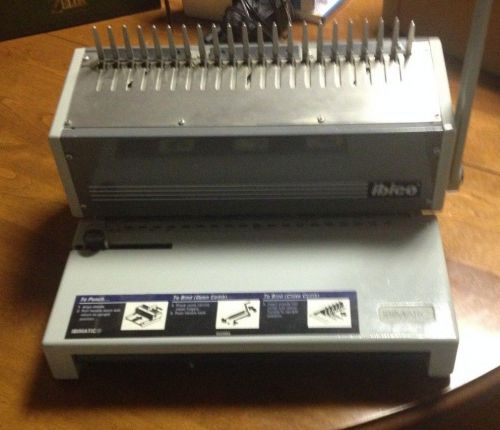 Ibimatic Ibico Binder Manual Comb Punch Coil Book Binding Machine