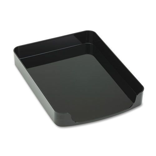 2200 series front-loading desk tray, plastic, 8 1/2 x 11, black for sale