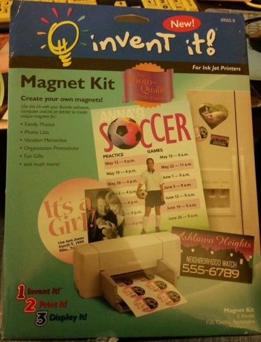 invent it magnet kit inkjet
