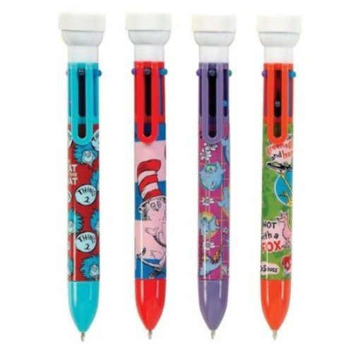Dr Seuss 6 Color Pen with Stamp (Assorted color)