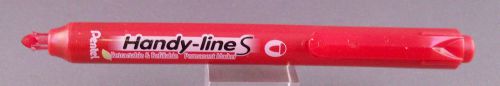 Pentel handy-lines permanent red marker-retractable-refillable-special price for sale