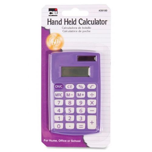 Cli 8-digit Hand Held Calculator - 8 Character[s] - Battery Powered - (39100st)