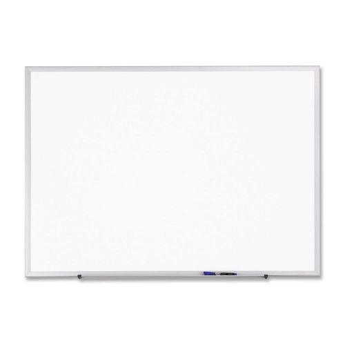New Quartet Marker Board 48&#034; x 36&#034; White Anodized Aluminum Frame Film 53400