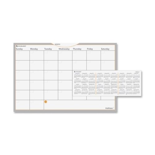 AT-A-GLANCE AW602028 Dry Erase Planning Surface Monthly 24x36in White